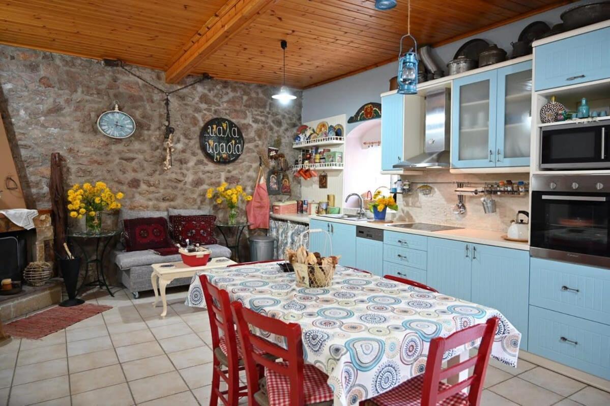 Kalavrita Winter Retreat - Homely Spacious Chalet Áno Vlasía Buitenkant foto