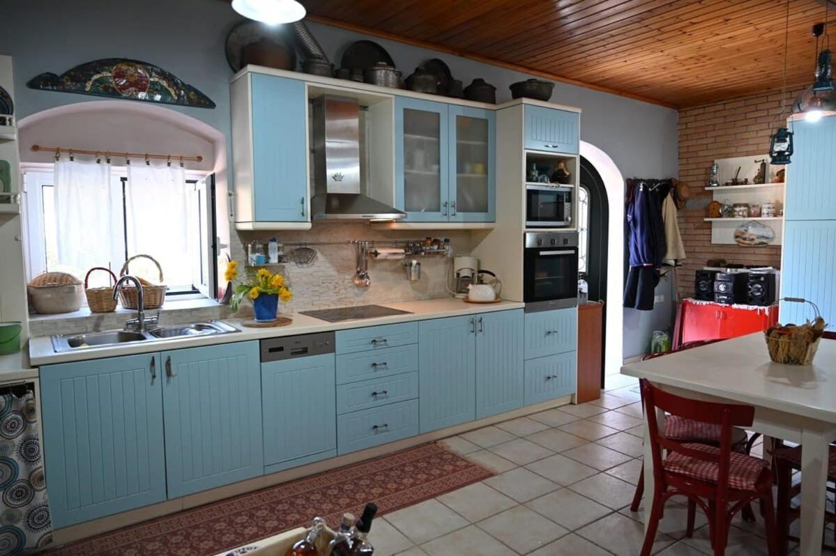 Kalavrita Winter Retreat - Homely Spacious Chalet Áno Vlasía Buitenkant foto
